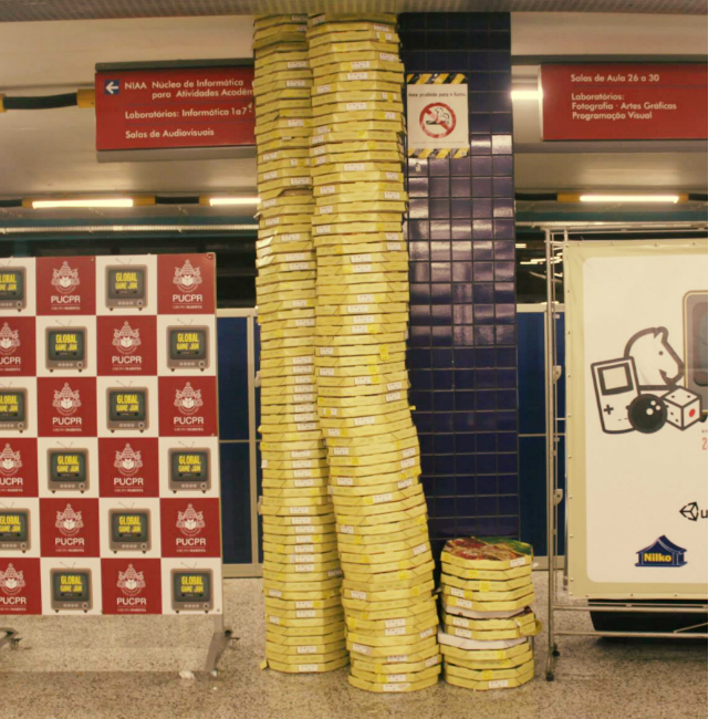 Torre de Pizza da GGJ2014